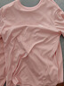 安踏儿童T恤男女童装2025年夏季新款速干透气舒适凉感纯色短袖t 白桃粉-9 160 cm 实拍图