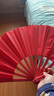 得印（befon）功夫扇太极扇武术舞蹈红扇子响扇折扇中国古风儿童学生表演扇一尺扇双面1939热门商品 实拍图