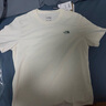 北面（The North Face）短袖T恤男女情侣款小熊宽松休闲透气半袖 米白色 S /165 实拍图