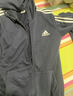 阿迪达斯 （adidas）经典三道杠 外套 运动服立领 夹克 卫衣 男女 GK9033（连帽款)深蓝色 XL 实拍图