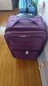 卡帝乐鳄鱼牛津布行李箱登机箱皮箱拉杆箱男女结实耐用密码扩容万向轮旅行箱 紫色（升级版容量扩展） 26英寸 实拍图