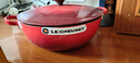 酷彩（Le Creuset）法国进口珐琅铸铁锅炒锅煎炸炖煮锅电磁炉燃气通用深烧锅26cm红色 实拍图