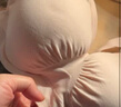 美德乐（Medela）哺乳文胸产后喂奶孕妇内衣单层前开扣轻盈款 奶油色 L 实拍图