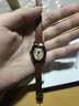 聚利时（Julius）手表女小巧罗马刻度节日礼物时尚酒桶型学生女士手表咖色JA-544E 实拍图