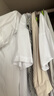 无印良品（MUJI）女式 凉感 衬衫领短袖衬衫女士衬衣女装25年夏季上衣凉感物语 白色 M (160/84A) 实拍图