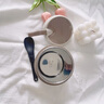 沃德百惠（WORTHBUY）早餐牛奶杯燕麦杯带盖勺外带便携不锈钢汤杯保温水杯 米白色480ML 实拍图