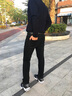花花公子（PLAYBOY）男士牛仔裤秋冬季2025新款商务休闲长裤子男百搭弹力直筒裤子男 880复古蓝 4XL 实拍图