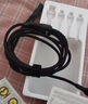 倍思 数据线三合一充电线6A快充66W充电器线 适用苹果14/13小米华为Type-c安卓手机一拖三车载 黑 实拍图