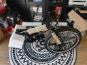 大行（DAHON）折叠自行车20英寸8级变速经典P8单车KBC083 黑色高配款-京仓 实拍图