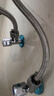 九牧（JOMOO）不锈钢金属冷热进水马桶热水器软管60cm H5688-060101C-1 实拍图