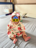 babylove婴儿连体衣夏季竹棉山茶纱布和尚服新生儿宝宝衣服薄款透气哈衣 实拍图