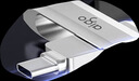 爱国者（aigo）128GB  Type-C USB3.2 手机U盘 U351高速读写款银色双接口手机电脑用 新升级读速高达220MB/S 实拍图