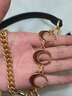 古蚁guyi适用coach蔻驰Laurel流浪包延长链肩带改造链条内胆配件 【褪色包换-直金款】棕月亮延长链+装饰链 实拍图