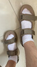 百丽厚底沙滩鞋男鞋25夏新休闲户外运动凉鞋A1514BL5 杏色 41 实拍图