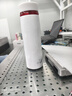 乐扣乐扣（LOCK&LOCK）不锈钢情侣学生保温杯菲特旋转盖轻量杯450ml白蓝 LHC4131WB 实拍图