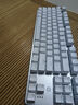 惠普（HP）GK200机械键盘有线办公游戏键盘 20种背光灯效 87键电竞键盘鼠标套装电脑外设键鼠 皎月白【青轴】冰蓝光 实拍图