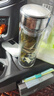 嘉特（GiNT）纯钛双层高硼硅玻璃杯子 男士茶杯茶水分离水杯礼盒父亲节新品 实拍图