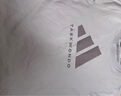 阿迪达斯 （adidas）2025新款短袖儿童T恤夏季户外运动休闲百搭短袖 紫罗兰+浅紫  152 实拍图