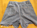 森马牛仔裤女简约时尚A字裤ins潮夏季凉感短裤休闲风109324122005 实拍图