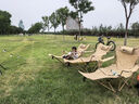 牧高笛（MOBIGARDEN）乐享躺椅 折叠椅 户外露营带头枕三挡可调可坐躺 NX23665040 实拍图