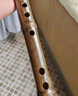 伶吟一节紫竹笛子优质考级笛专业素笛大漆笛子竹笛 基本套餐 F调 实拍图