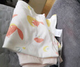舒贝怡婴儿衣服内衣套装儿童睡衣宝宝薄空调家居服纯棉对开秋衣粉100 实拍图