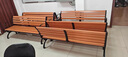 森亿智合公园椅户外长椅休闲靠背排椅公共防腐木长条椅菠萝格庭院长条凳 【防腐实木】无靠背长1.2米 实拍图