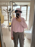 蕉下（beneunder）防晒衣女夏季25新款防紫外线防晒服升级披肩百搭AL118女士送礼 新款-葡樱粉 M 实拍图