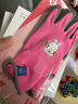 星宇（XINGYU）儿童手套1双5号大童款粉色园艺种花赶海宠物仓鼠防咬防护手套 实拍图