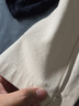 马登工装美式复古棉籽壳原色牛仔裤男秋季cleanfit宽松直筒休闲长裤子 米白色 【微喇/美式高街男裤】 S 实拍图