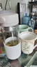 北鼎（Buydeem）泡茶随手杯 茶水分离家用耐高温玻璃杯便携办公水杯节日送礼 【鹅仔黄】随心饮|茶水分离470ml 实拍图
