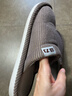 回力日系柔软情侣棉拖秋冬家居室内保暖棉鞋男款HL0006咖啡42-43码 实拍图