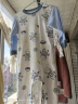 贝肽斯儿童睡衣夏季薄款纯棉2025新款男女儿童家居服连体衣服套装 实拍图