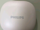 飞利浦（PHILIPS）蓝牙耳机骨传导概念真无线挂耳式开放式不入耳夹式运动跑步长续航高端降噪通用苹果华为TAT5739-白 实拍图