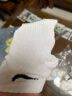 耐克(NIKE)袜子男子 速干透气篮球袜 短袜三双装SX7677-100白M 实拍图