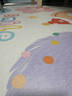 圆形地毯卡通吸水垫子卧室儿童房转椅地垫客厅书房隔音毯 缤纷乐园-微笑毛球 60cm*60cm1件数【脚感舒适】 实拍图