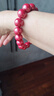 石玥珠宝高含量12mm帝王朱砂手串本命年蛇年护身符转运珠手链男女士款礼物 实拍图