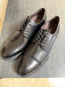 百丽【情人节礼物】商务正装皮鞋男鞋新款职场真皮德比鞋婚鞋B6826CM2 黑色 39 (245mm) 实拍图