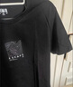 森马（Semir）短袖T恤男凉感抗菌夏装户外设计感印花上衣休闲圆领t恤通勤潮 黑色90001 M 实拍图