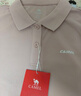 骆驼（CAMEL）棉感透气运动短袖T恤女简约POLO衫 C45225L2004A5 粉紫 L 实拍图