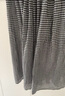 无印良品（MUJI）女式 强捻 抽褶裙 长半身裙女裙子女装格子裙25年夏季BE1VEC5S 黑色格纹 S （155/62A） 实拍图