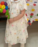 巴拉巴拉童装儿童连衣裙宝宝女童A字裙甜美可爱雪纺裙夏裙子翻领 白色调00311 120 实拍图