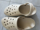 卡骆驰crocs洞洞鞋贝雅卡骆班轻便耐磨一脚蹬休闲鞋|205089 冬日白/彩色-1LI 43 (270mm) 实拍图