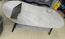 爱家猫 LOVEHOODCAT茶几小户型家用小桌子卧室出租屋客厅边桌简易现代茶桌沙发小茶几 【新配色】布朗石纹色+黑腿120CM 实拍图