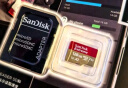 闪迪（SanDisk）128GB TF(MicroSD)内存卡 4K极速金卡A2 V30 U3行车记录仪 运动相机无人机 监控存储卡 读190MB/s 实拍图