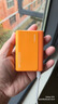 CUKTECH酷态科10000毫安时电能块口袋版充电宝PD30W/20W小巧便携双向快充移动电源适用苹果16/15/小米橙色 实拍图