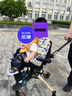 AMORHOME溜娃婴儿推车轻便可折叠简易伞车遛娃神器高景观儿童手推车 【新款】香槟黑金 伞【全包款】 实拍图