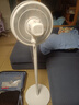 美的（Midea）【品质推荐】七叶轻音柔风电风扇/家用省电落地扇/台式电扇/广角摇头节能宿舍小型风扇 SAE35CA 实拍图