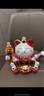 智汇招财猫开业大摆件自动招手电动摇手大号陶瓷新店开业大吉乔迁礼物 【生意兴隆】31*23*29店长推荐 【礼盒+坐垫+围脖】电池插电两用 实拍图