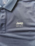 JEEP SPIRIT短袖t恤男透气夏季翻领polo衫男速干冰丝休闲运动上衣 藏青4XL 实拍图